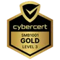 CyberCert SMB1001 Gold Level 3 certified