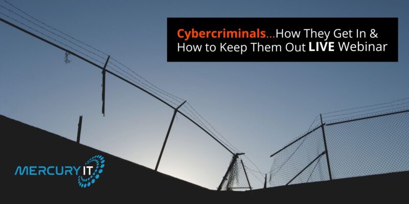 Cybercriminals…How they get in and how to keep them out!
